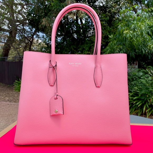 Kate Spade Eva Breezy Ditsy Medium Leather Satchel - Picture 3 of 10